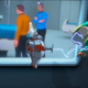 Tom and Jerry hijinks, with “Space Seed” playing out in the background.